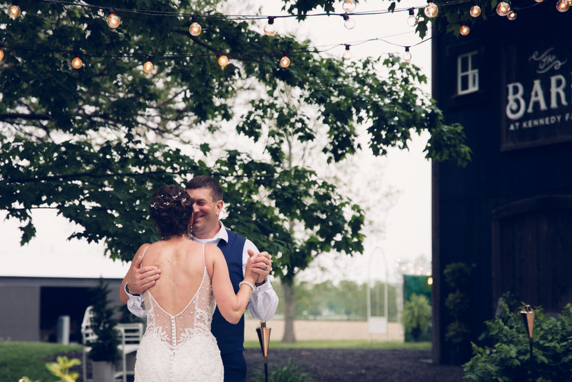 open back wedding dress with lace