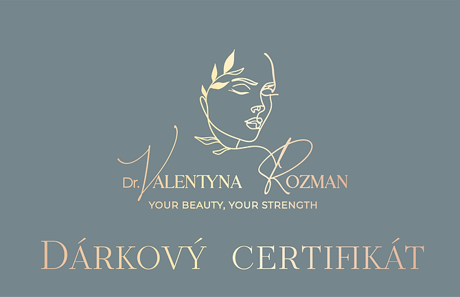 Dárkový certifikát _ Dr. Valentina Rozman