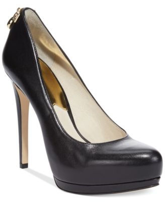MICHAEL Michael Kors Hamilton Platform High-Heel Pump in Black