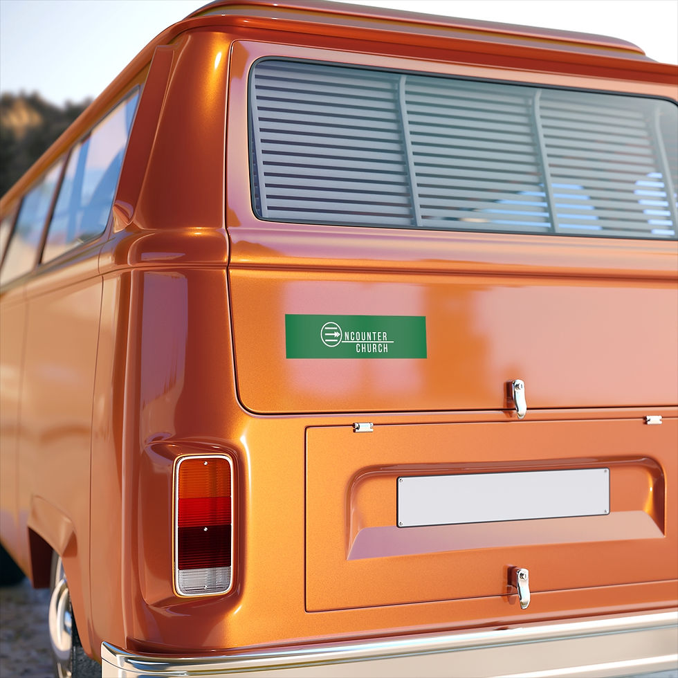 Copy of Encounter Church Bumper Sticker Green