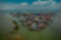 An aerial view of Pugad Island in Bulacan swallowed by sea water. Photo: The Guardian