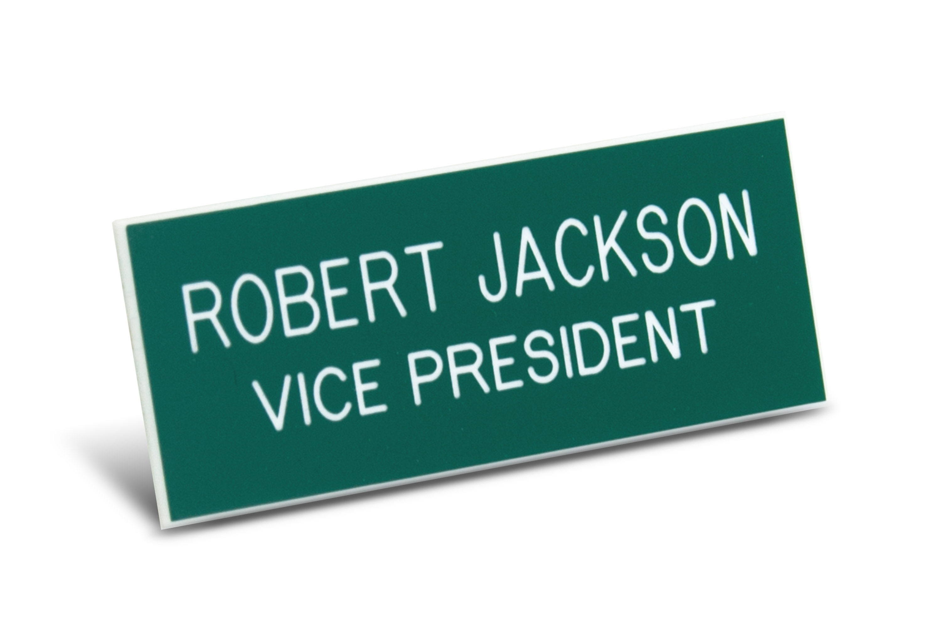 Engraved Plastic Name Badges