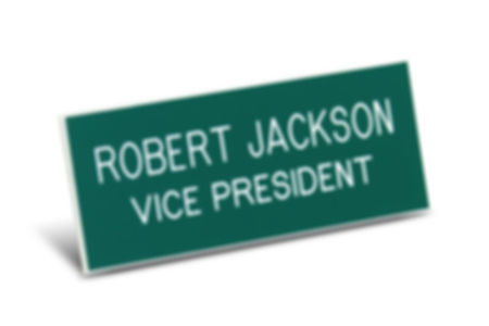 Engraved Plastic Name Badges