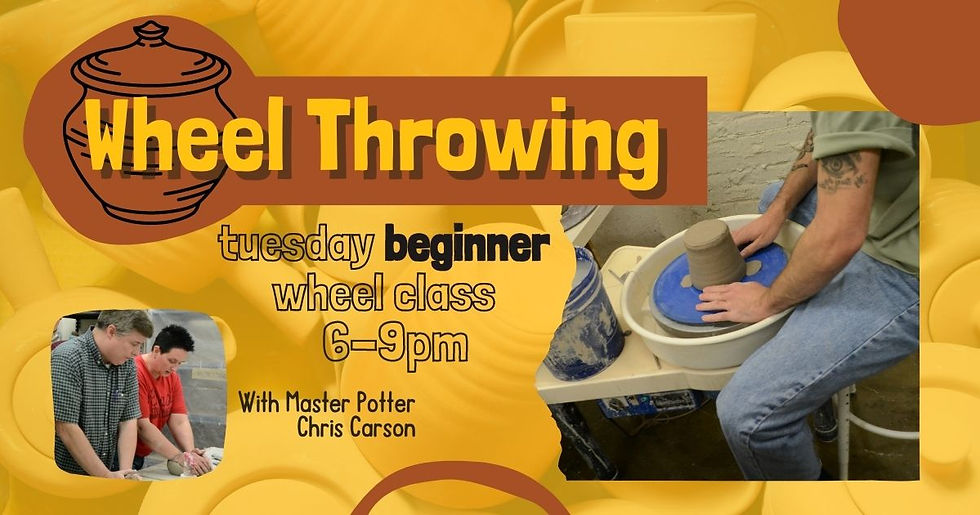 Beginner Wheel Throwing - JANUARY 2023