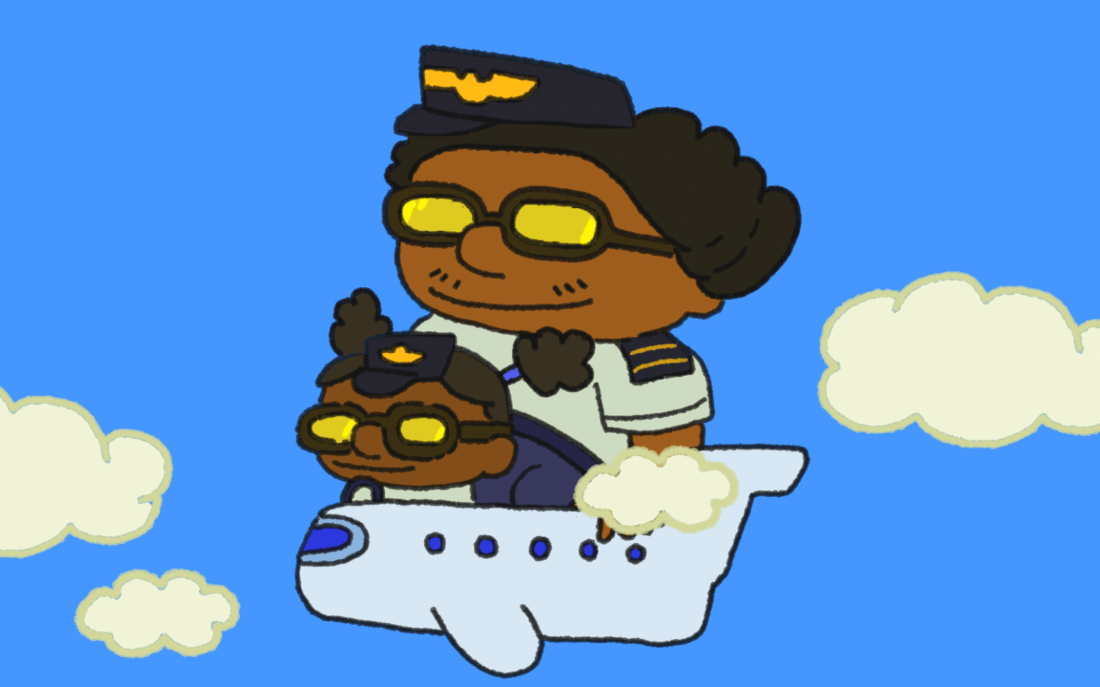 Animated GIF Travel Father Daughter