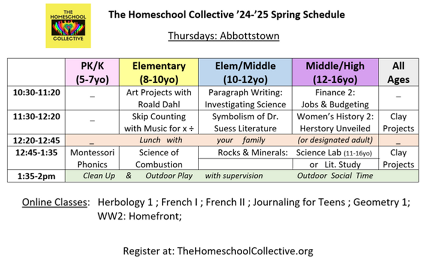 schedule classes spring thursday.png