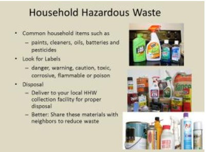 HazMat disposal day is approaching!