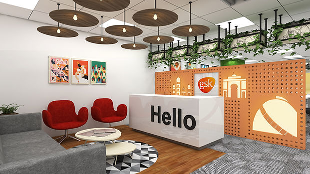 Hero photograph of GSK Pharma, Offices project in Patna, Bihar