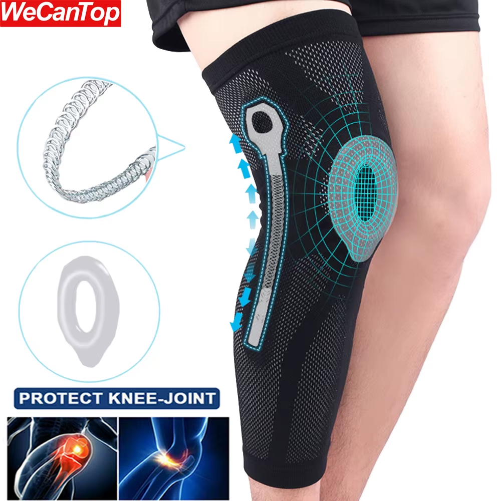 Unisex Knee Braces Support Lengthen Leg Compression Sleeves Knee Pads for Menisc