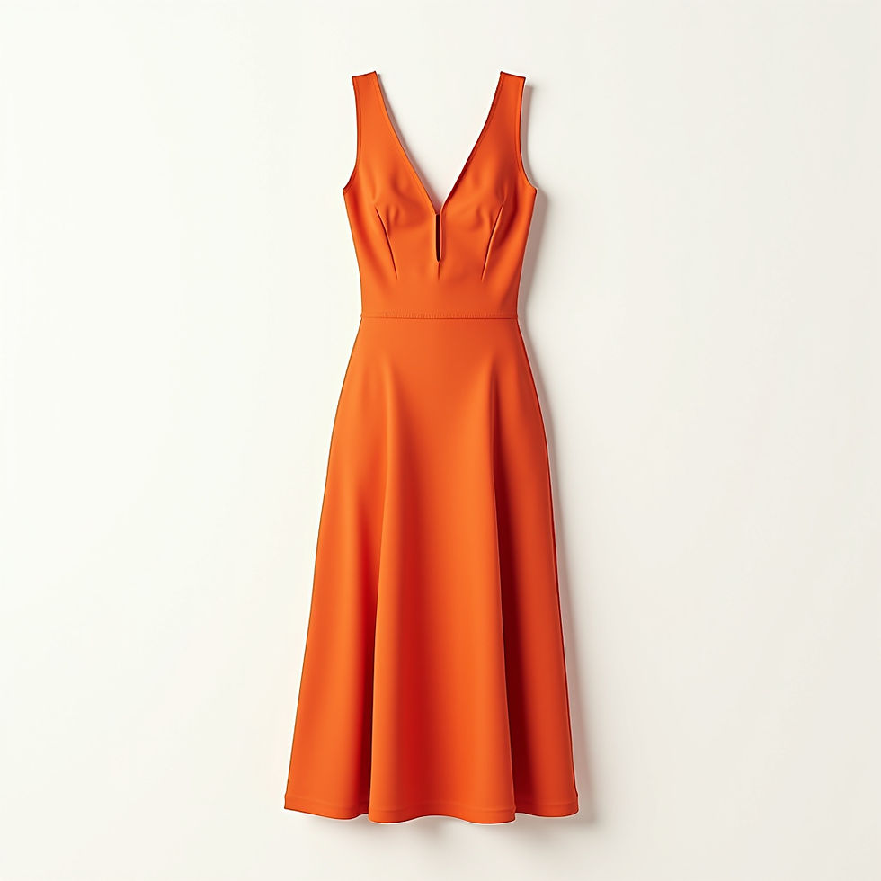 Sunset V-Neck Midi