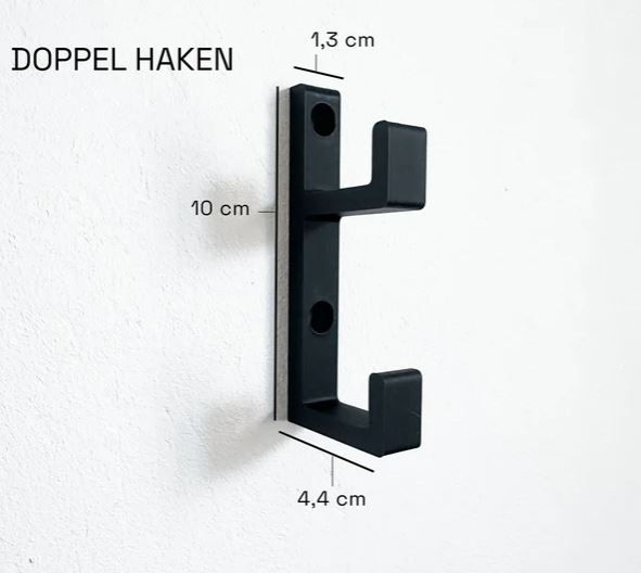 Miniaturbild: Kleiderhaken für Akustikpaneele eckig in verschiedenen Ausführungen