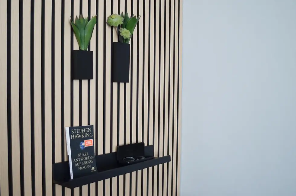 Miniaturbild: Click System Regalhalterung ohne bohren [RAW] - für IKEA MOSSLANDA Bildleiste