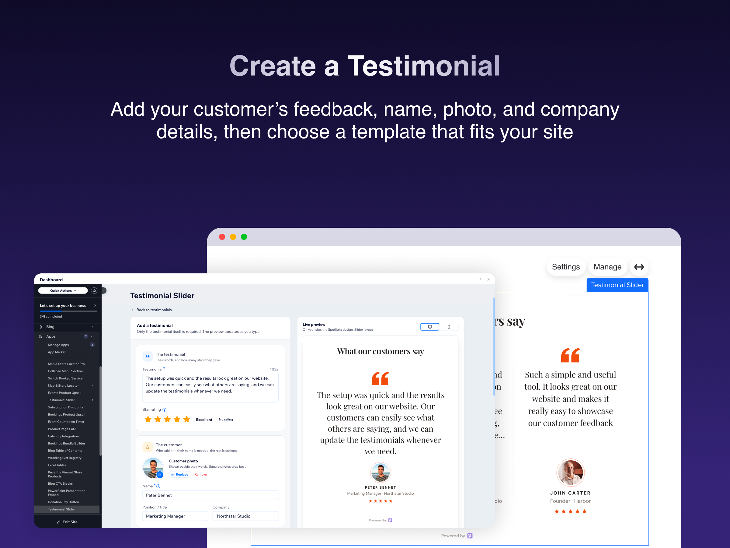 Testimonial Slider screenshot 3