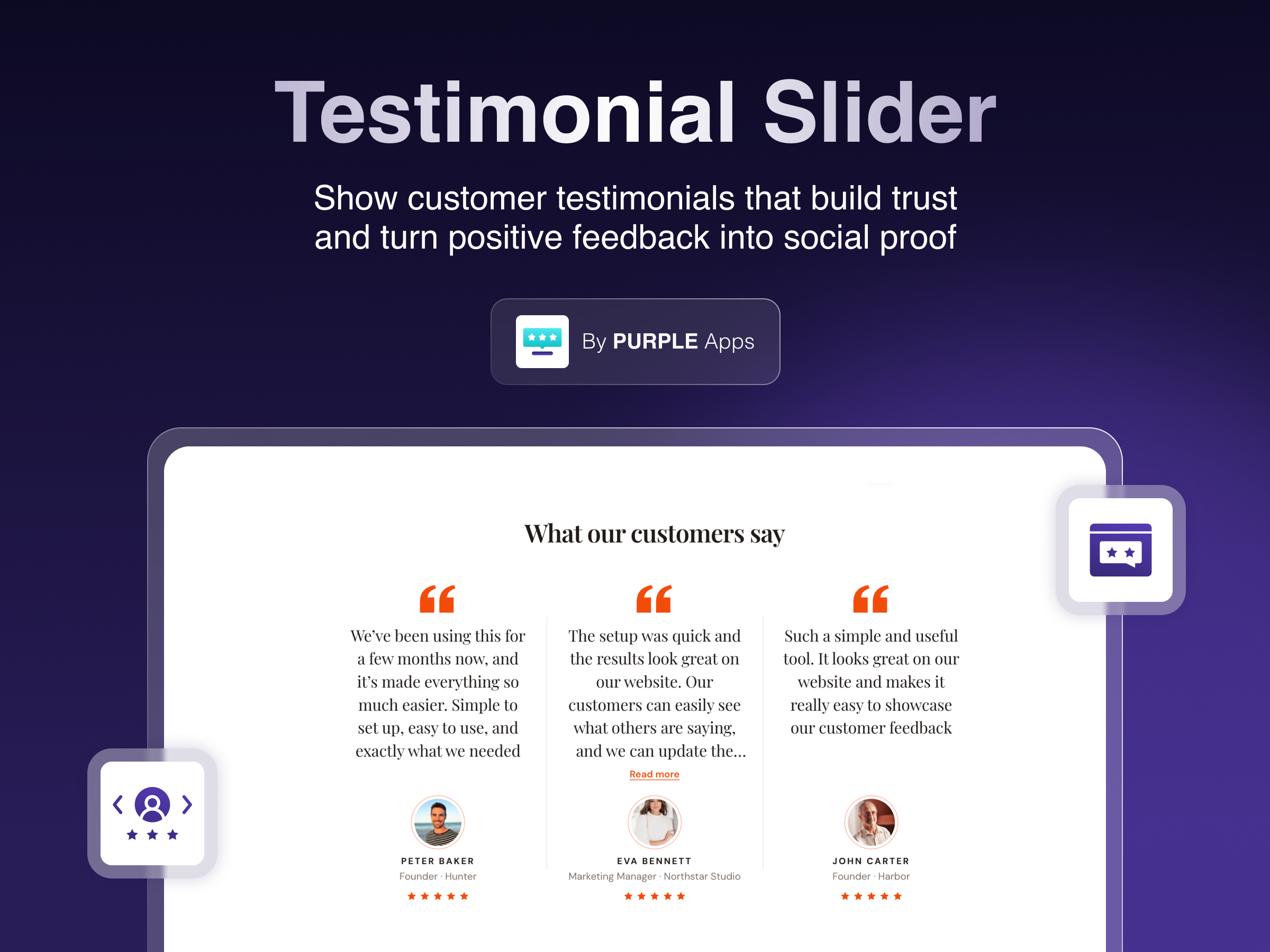 Testimonial Slider screenshot 1