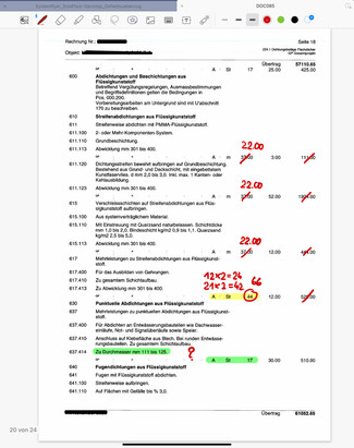 Ausmass- & Rechnungskontrolle