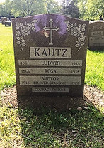 Ludwig Rosa Victor Kautz Headstone