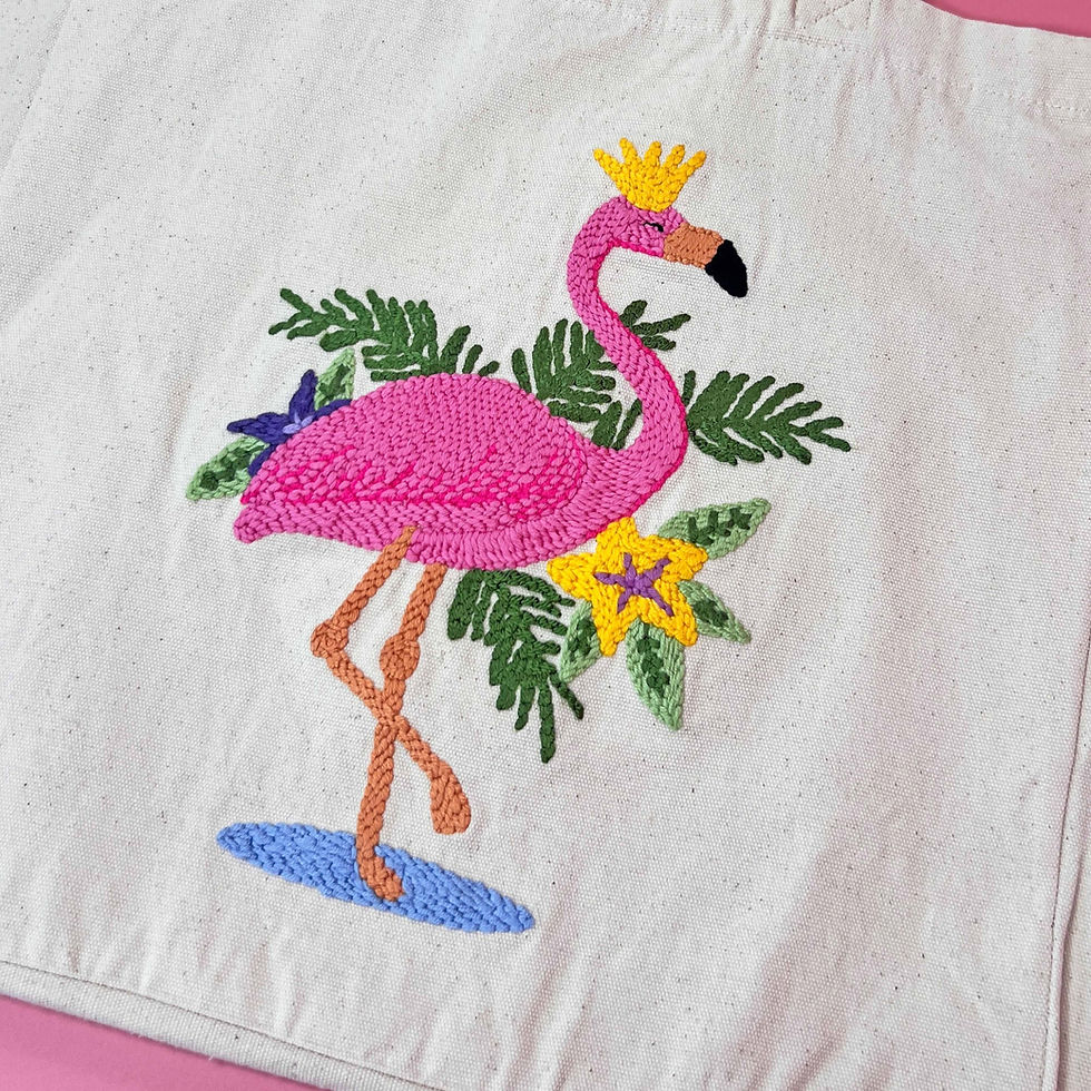 Küçük resim: Tote Bag Collection-Flamingo