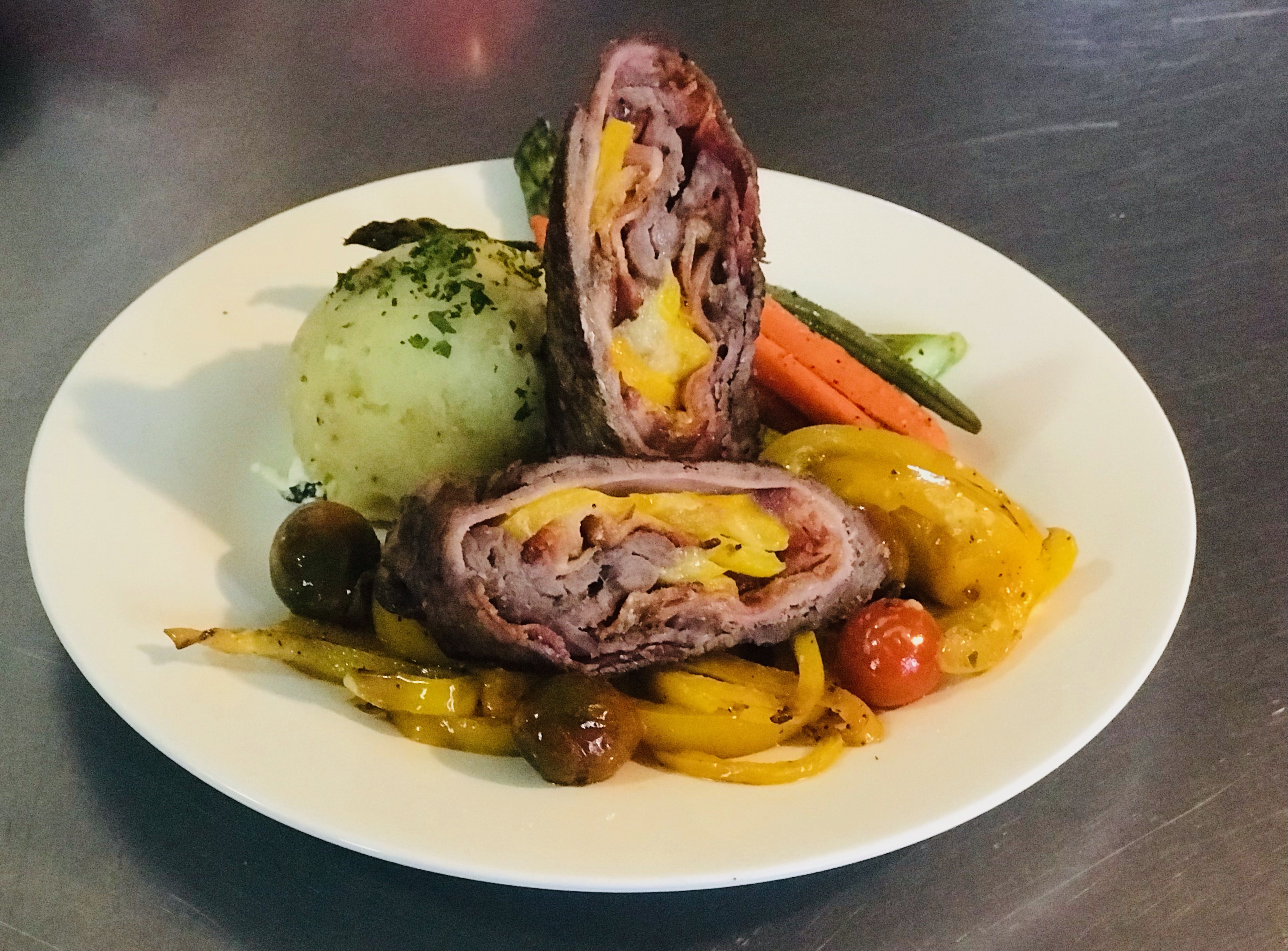 Arranged Food and Objects