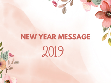 2019 New Years Message 