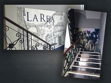 Paneles para el portal de una galería