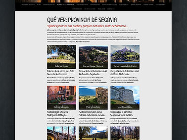 Diseño de web para Segovia un buen plan