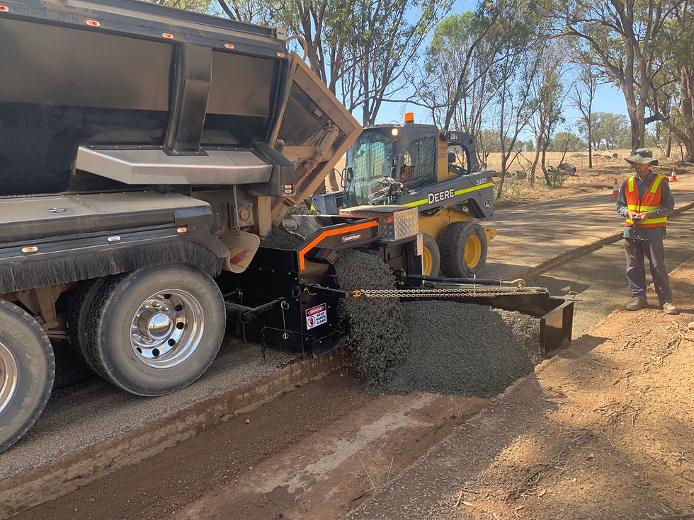 ShoulderMaster Paver For Road Widening At Work