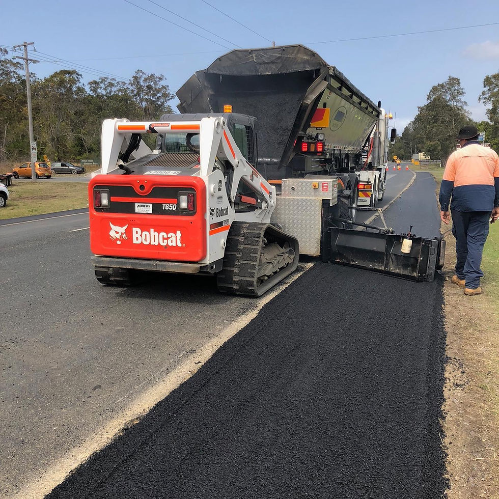 ShoulderMaster Paver For Road Widening At Work