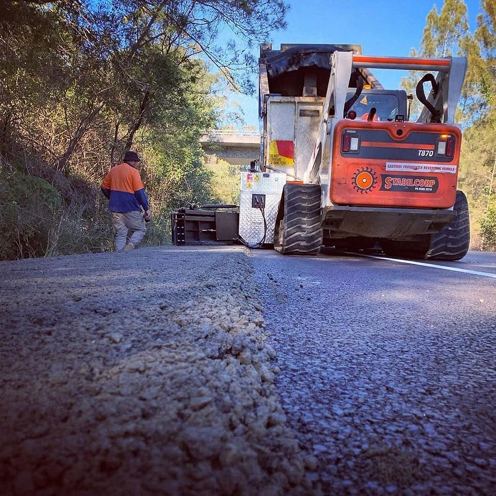 ShoulderMaster Paver For Road Widening At Work