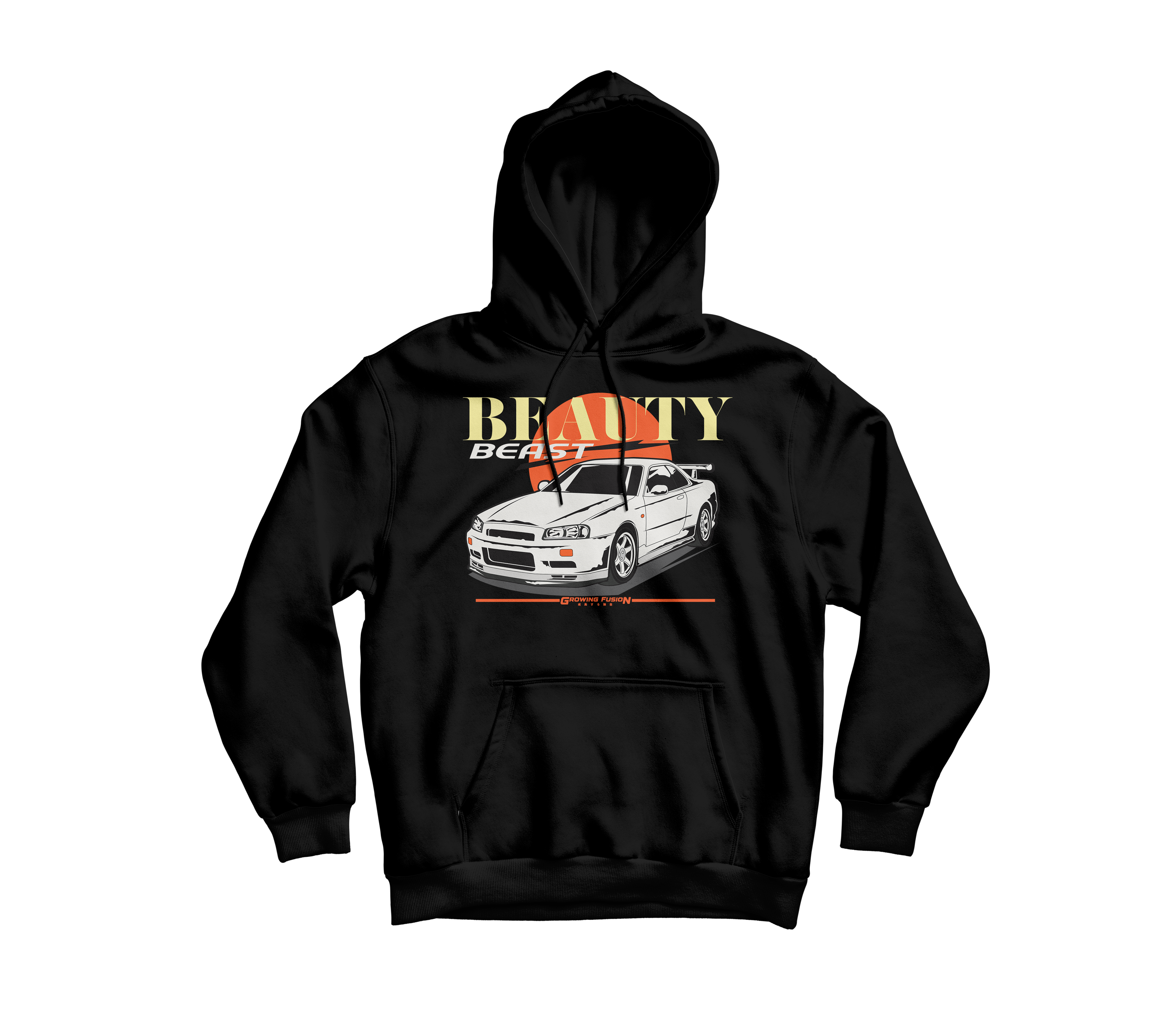 Hoodie Nissan R34 Beauty Beast