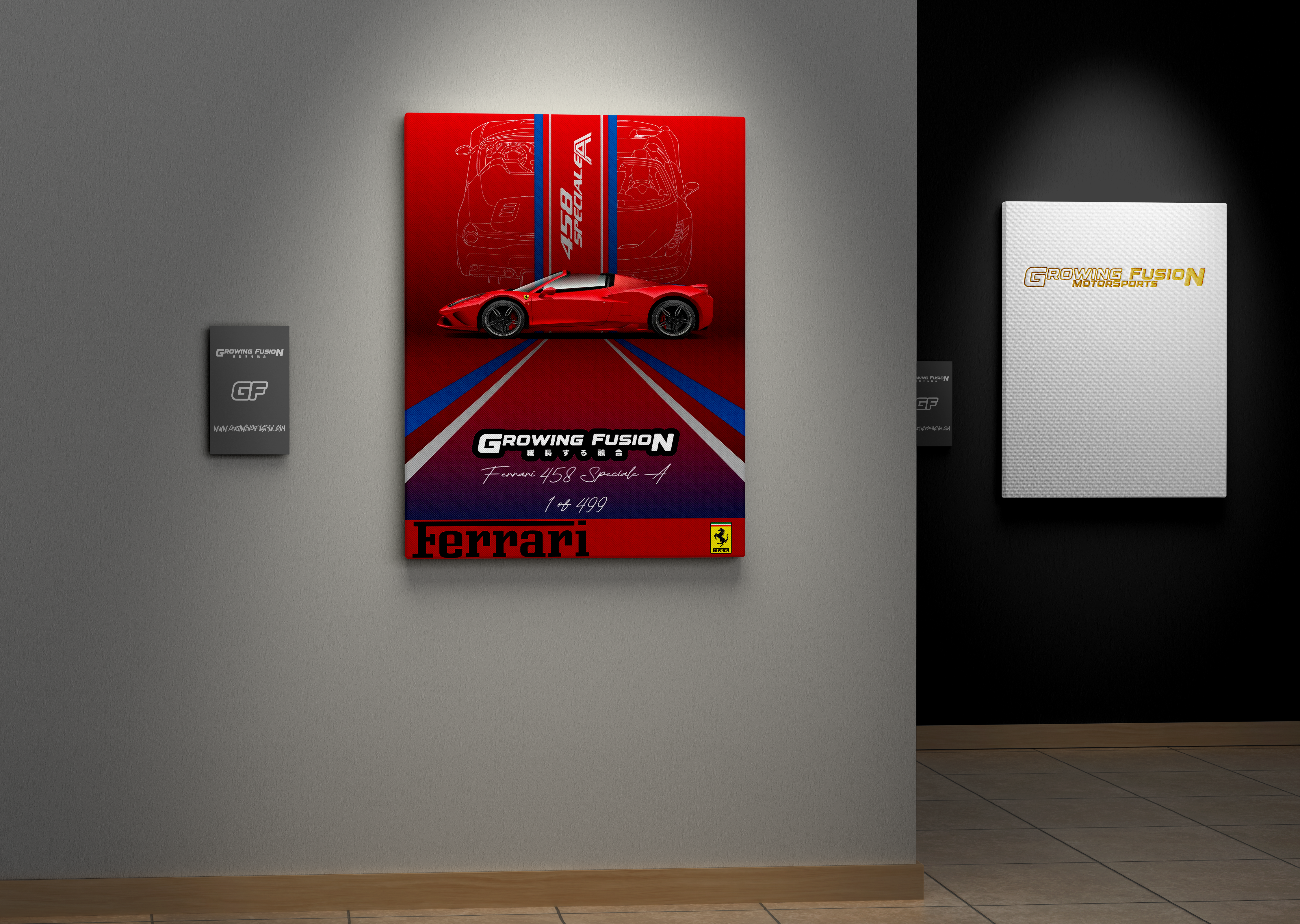 Canvas Ferrari 458 Speciale A