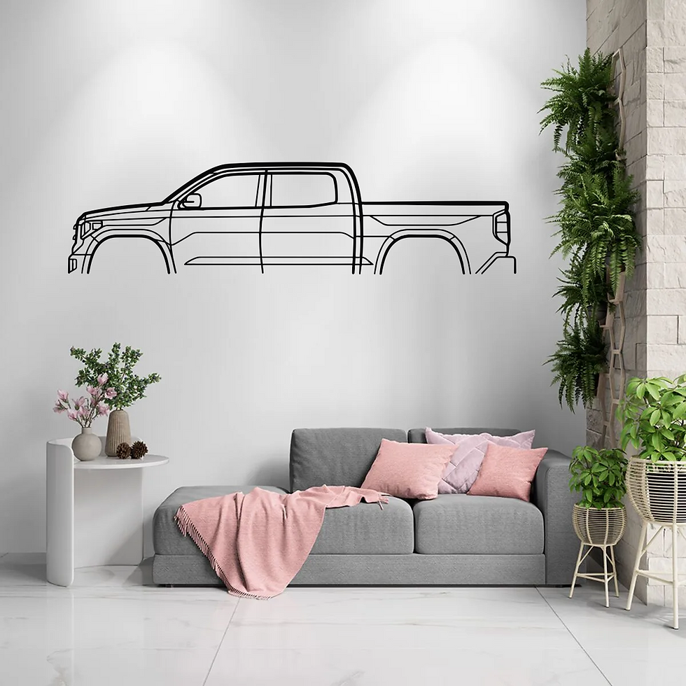 Silueta Decorativa Toyota Tundra