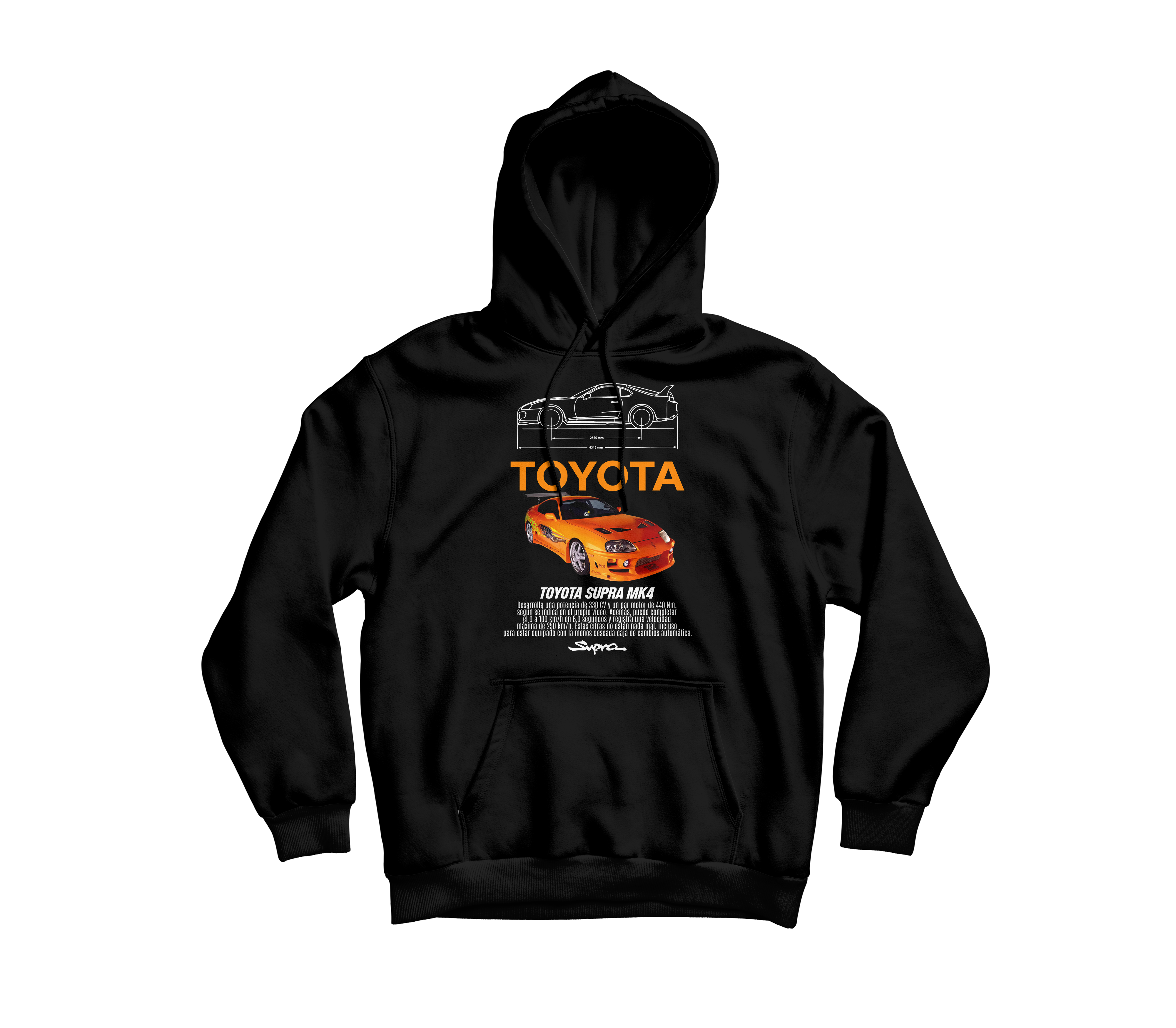 Hoodie Toyota Supra Mk4 Fast and Furious