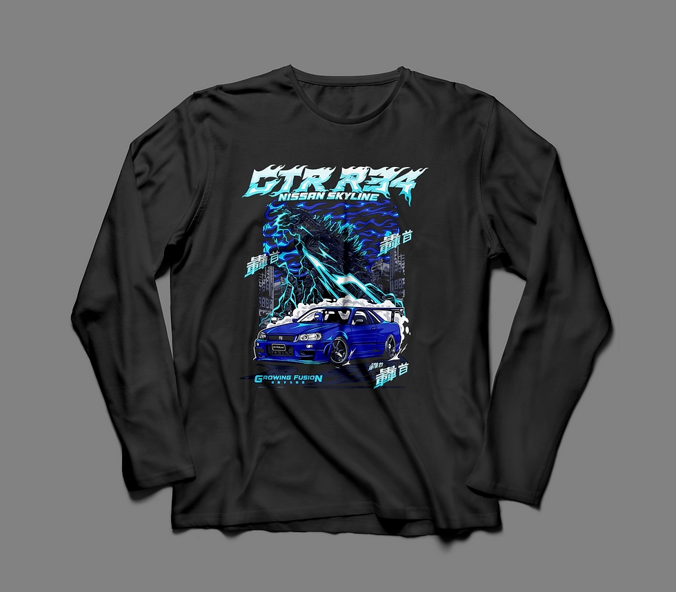 Miniatura: Playera GTR R34 Nissan Skyline