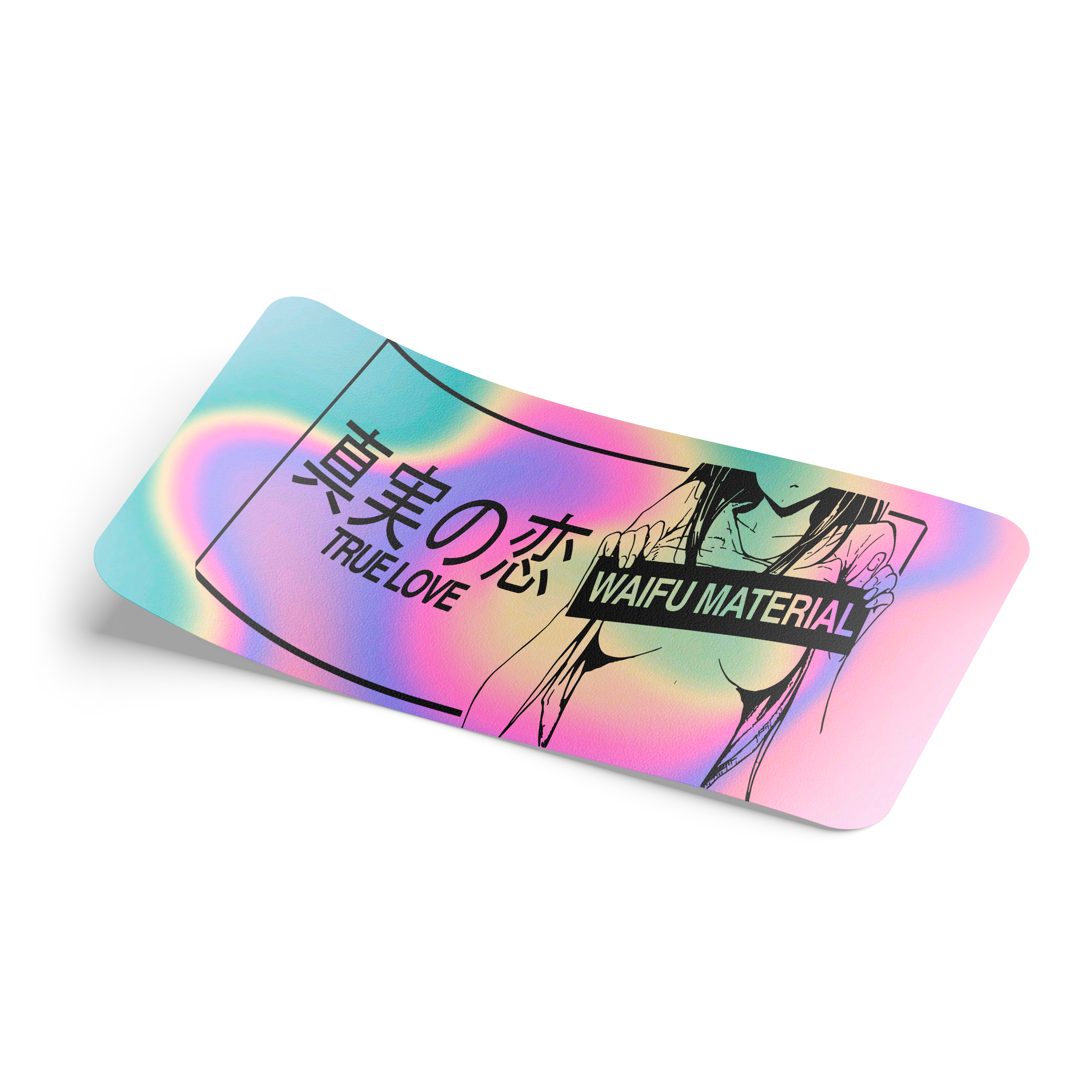 Sticker Tornasol Waifu Material