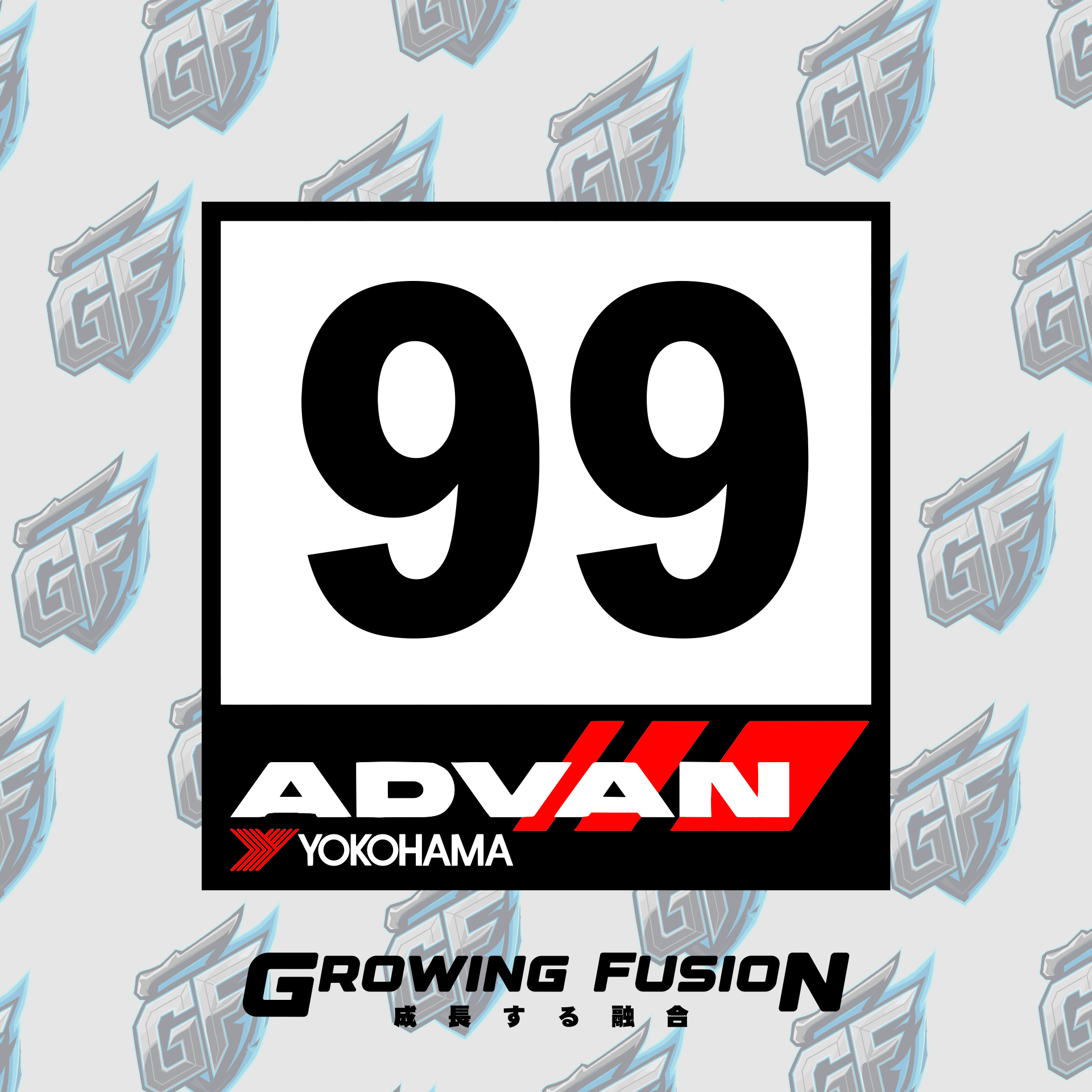 Tablero numérico JDM ADVAN Yokohama