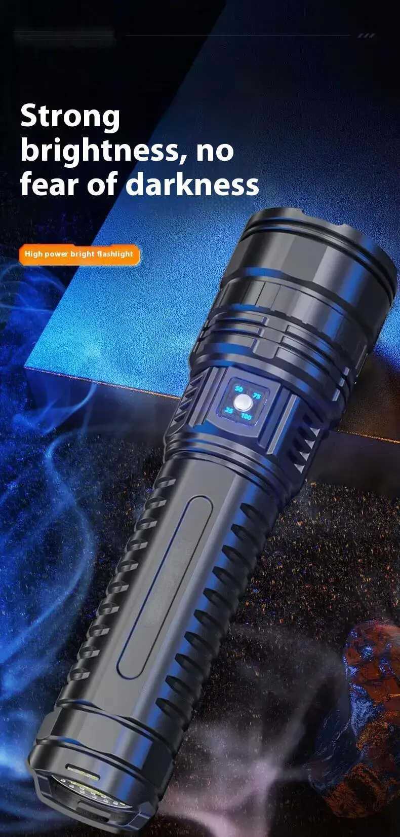 Thumbnail: Super Bright White Laser Flashlight with Zoom