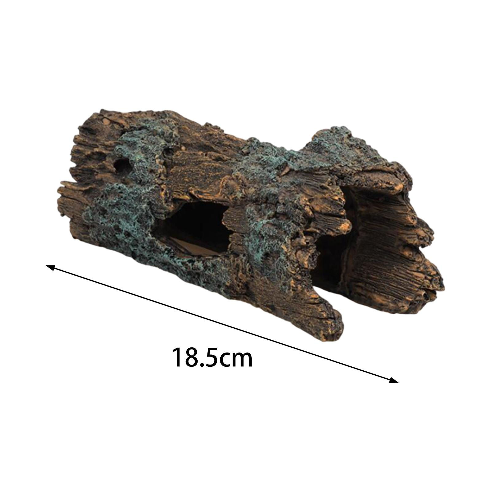 Hollow Resin Tree Trunk Hideout — Natural Log CaveHollow Resin Tree Trunk Hideou