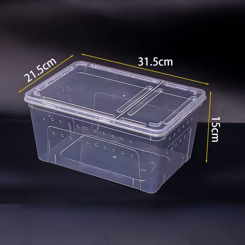 Thumbnail: Animal Breeding Box | Transparent Plastic Habitat with Ventilation Cover