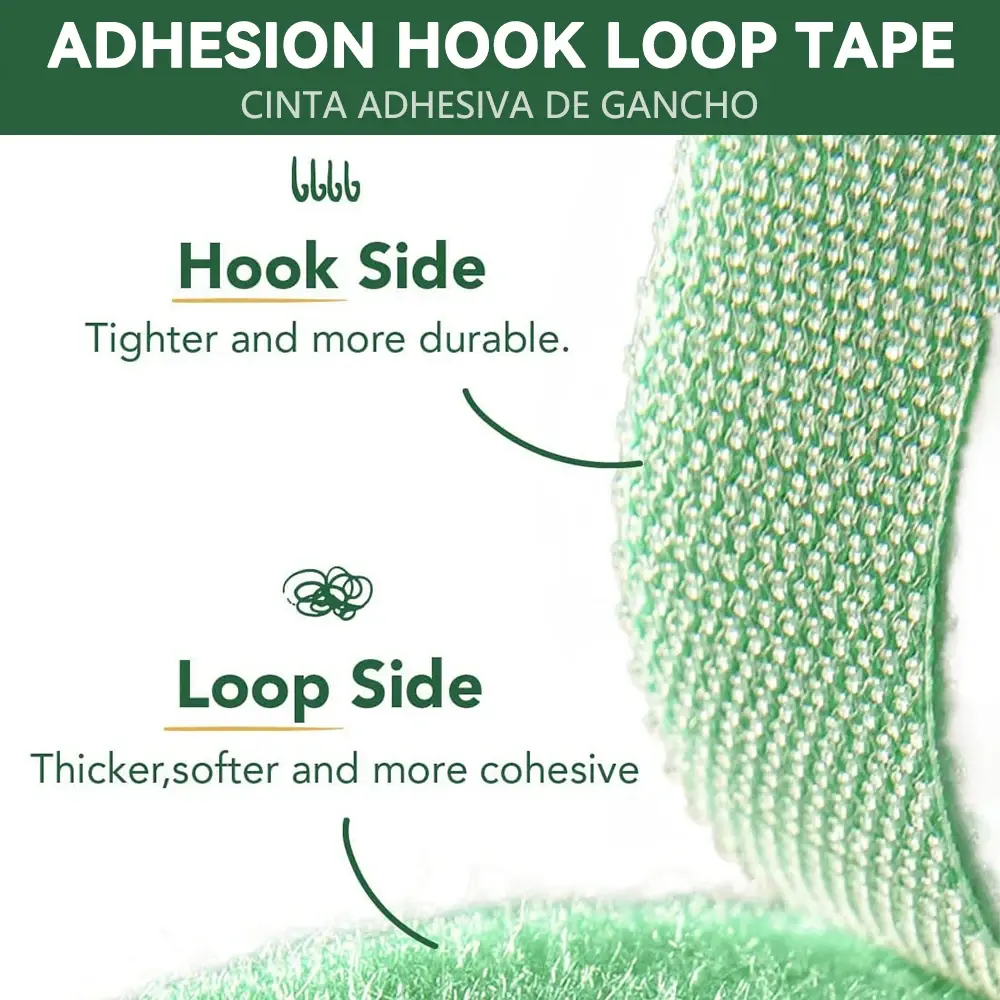 Reusable Plant Tie Tape — Adjustable Hook & Loop Garden Ties for Indoor/Outdoor