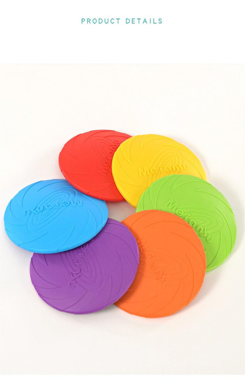 Thumbnail: Dog Flying Disc Toy | Bite-Resistant Rubber Frisbee