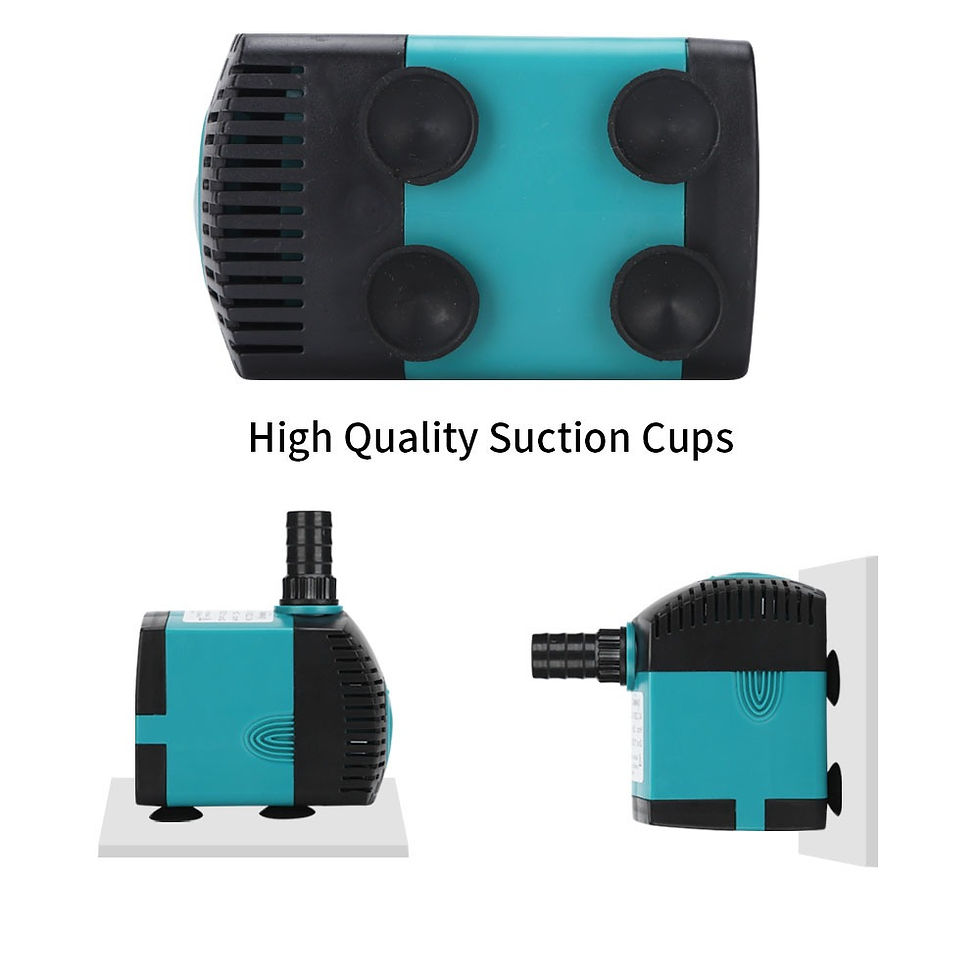 Thumbnail: Aquarium Submersible Water Pump 3-60W  Fountain Filter Fish Pond Quiet Water Pum