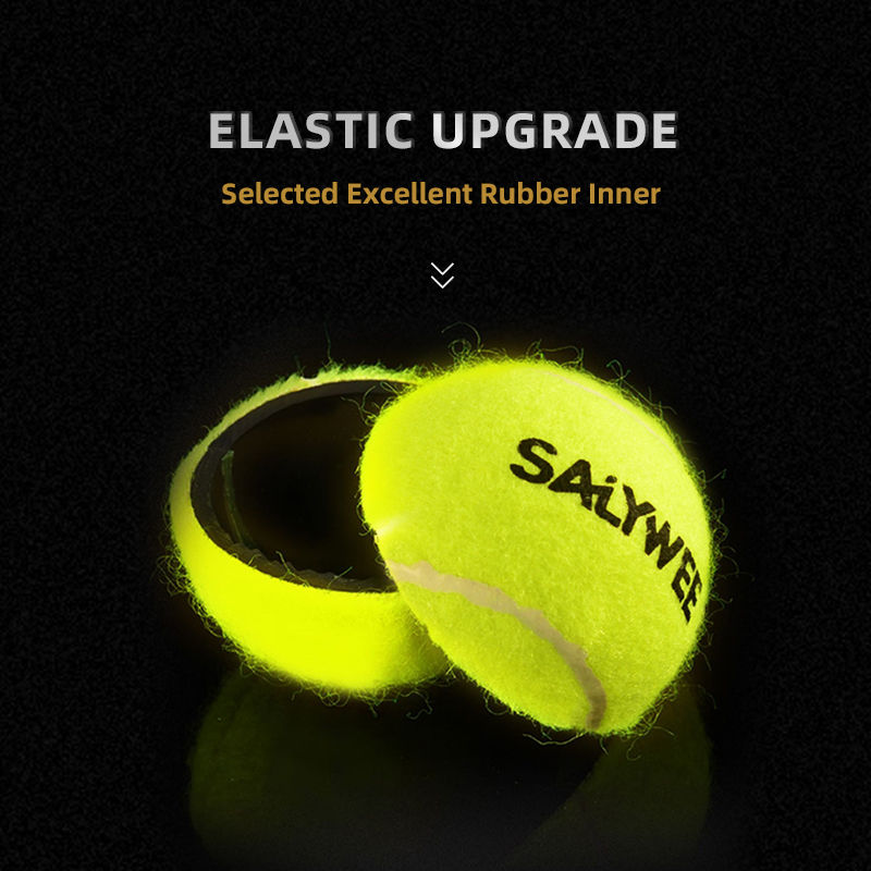 Thumbnail: SALYWEE 3 High Elasticity Tennis Balls, Durable Rubber Tennis Ball, Smooth&Even 