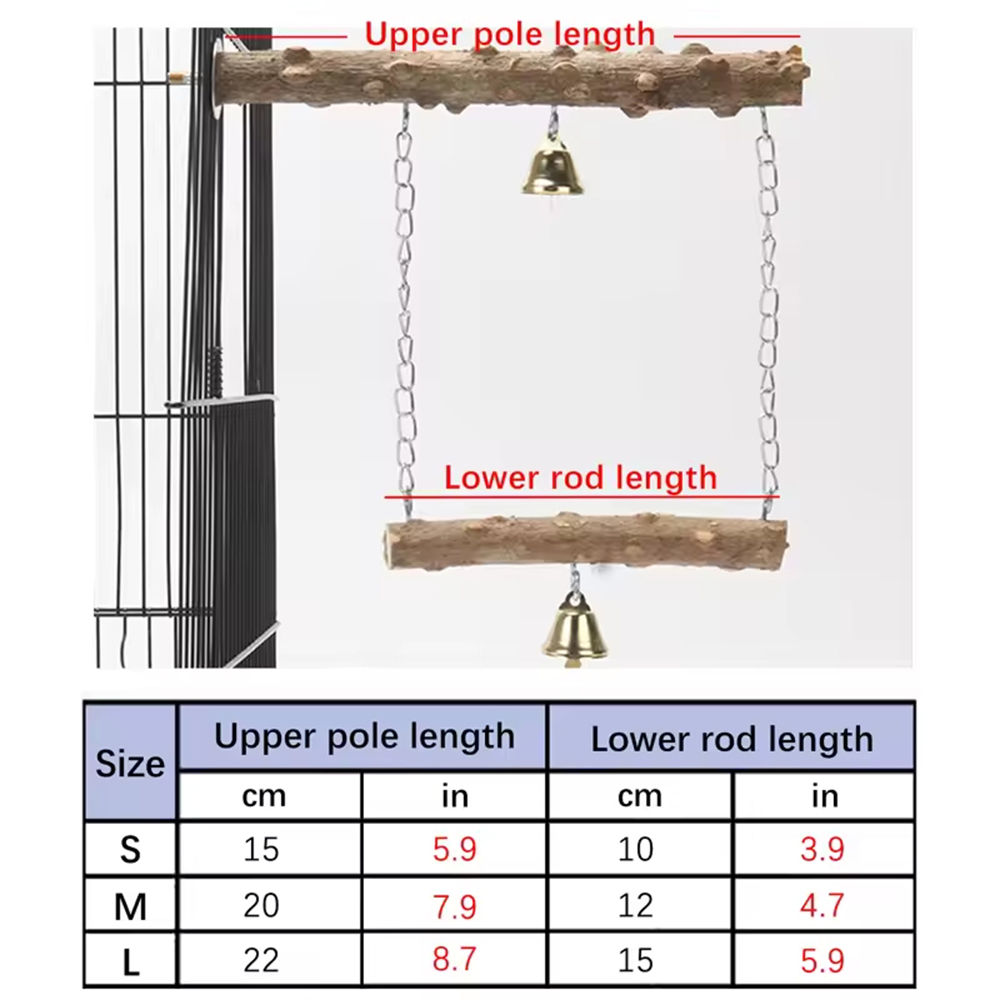 Parrot suspension bridge toy