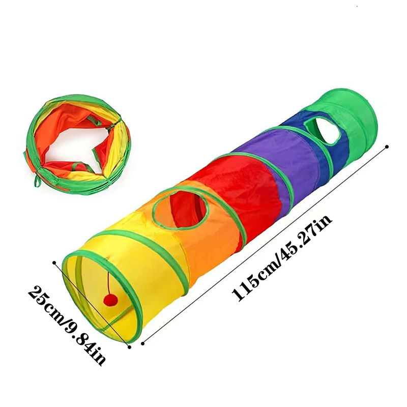 Foldable Cat Tunnel — Interactive Play Tube