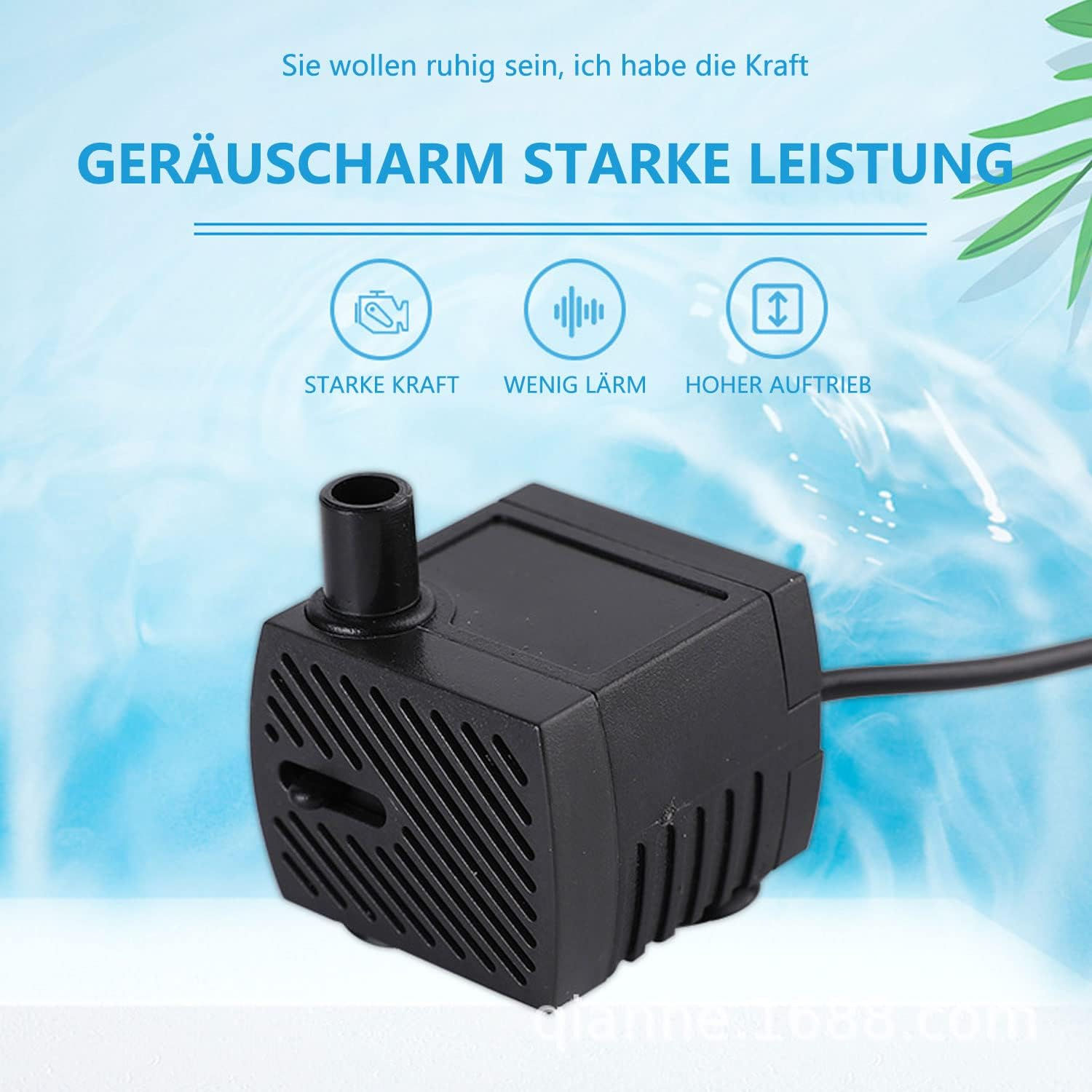 Ultra-Quiet Mini Aquarium Water Pump — 5W, 350L/h