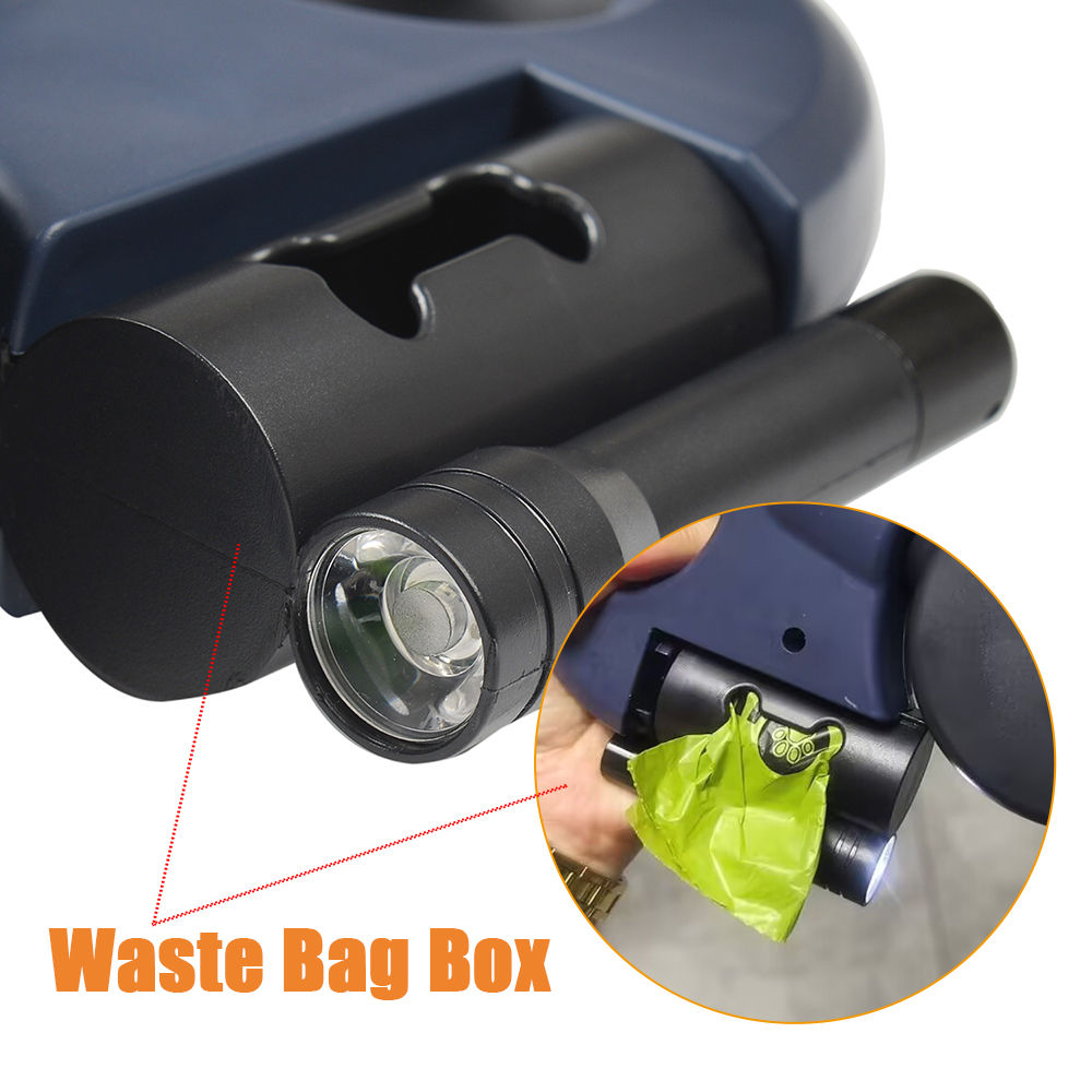 Dual Dog Lead — Retractable Double Lead with LED Light & Reflective Strip