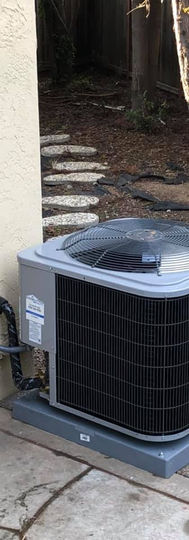 Air Conditioner installed in a home by Essentra Heating & Air, Inc. in Manteca