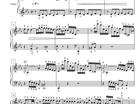 Sonata n. 1 de Manuel Blasco de Nebra - Partitura