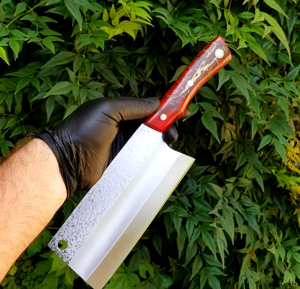 Cleaver w/ personalized sheath