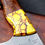 Thumbnail: Lg. Cleaver.   Leather sheath